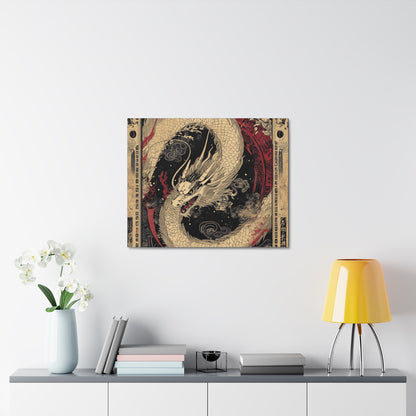 Can't Fight Fate - Dragon Collection -  Fine Art Print on Canvas