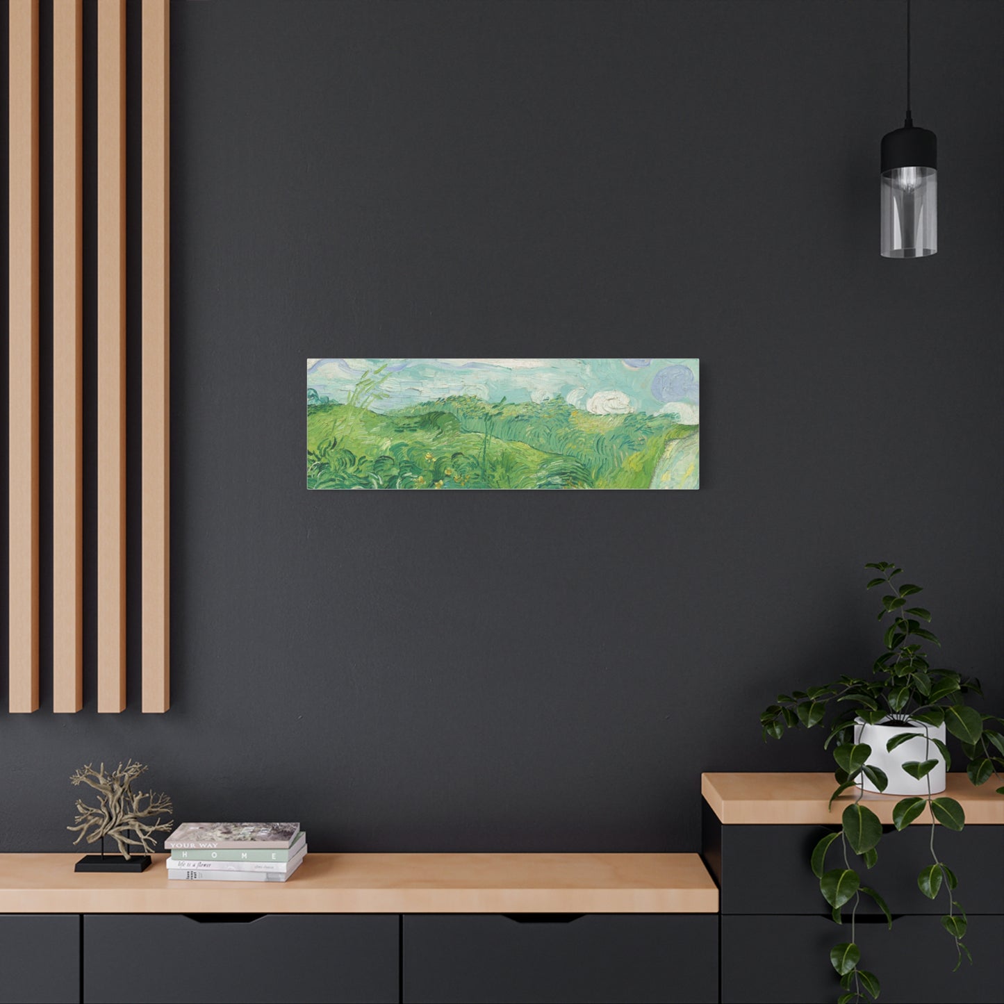 Vincent van Gogh - Green Wheat Fields Fine Art Canvas Print