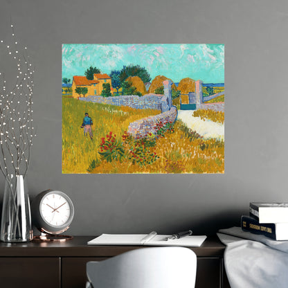 Farmhouse in Provence - Van Gogh Fine Art Poster