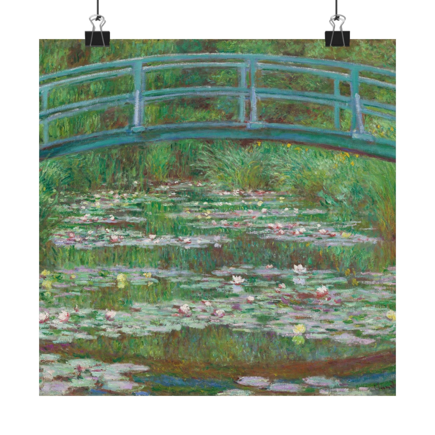 Claude Monet - Japanese Foot Bridge Fine Art Canvas Print