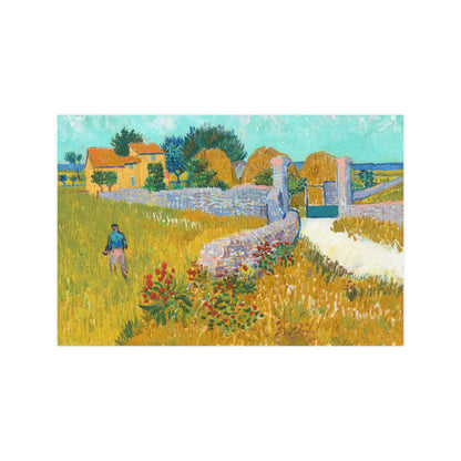 Farmhouse in Provence - Van Gogh Fine Art Poster