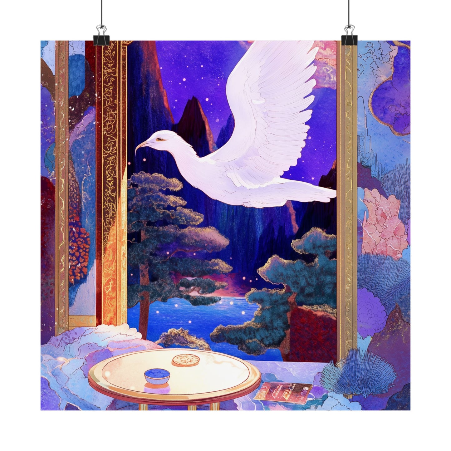 Into the Mystic Dove Messenger Fine Art Print