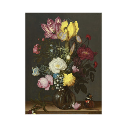 Bouquet of Flowers in a Glass Vase - Dutch Masters Fine Art Poster