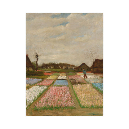 Flower Beds in Holland - Van Gogh Fine Art Poster