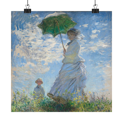 Claude Monet - Woman with a Parasol Fine Art Print