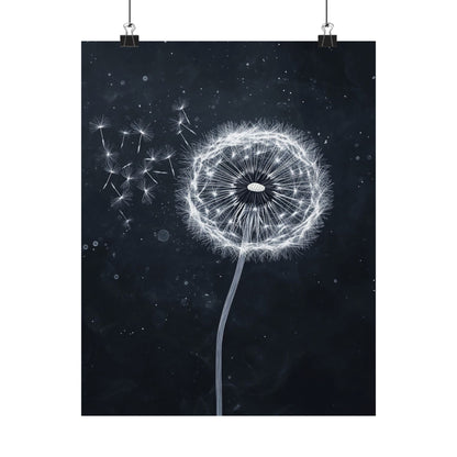 Just Dandy Dandelion Inspirational Fine Art Print