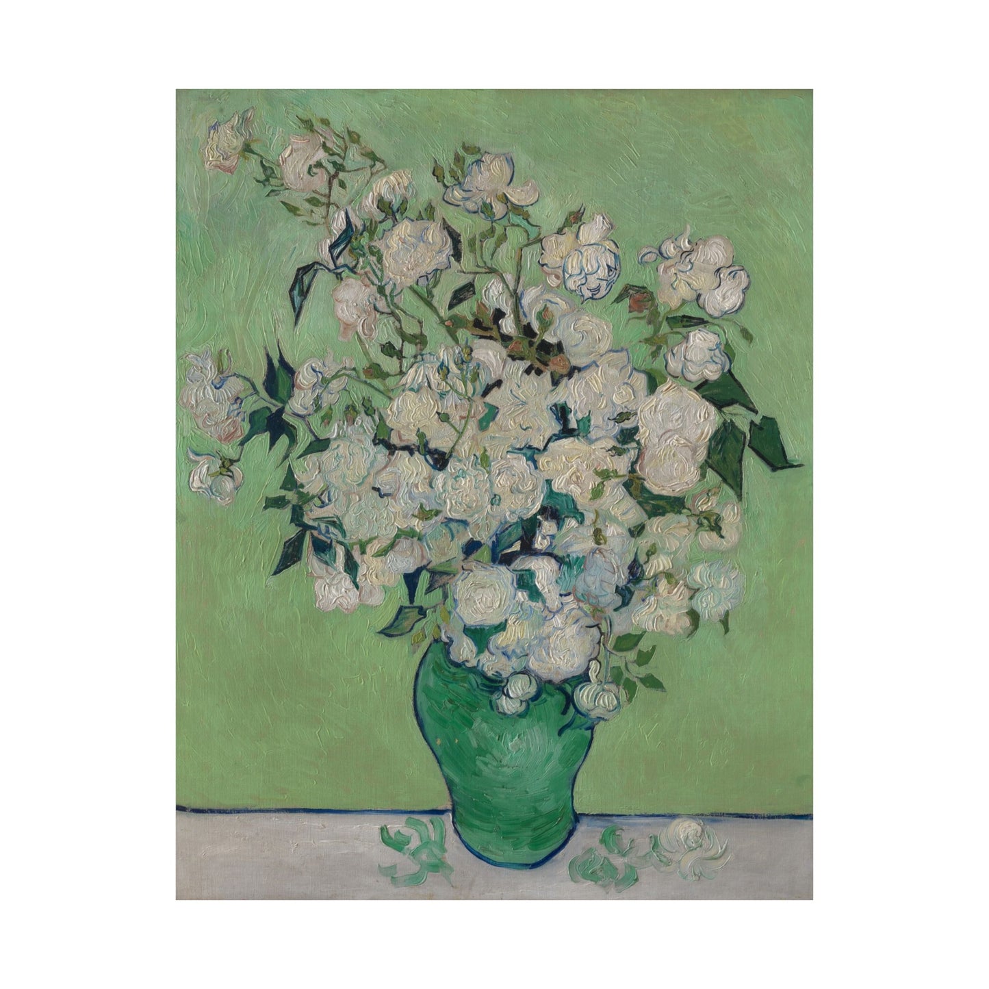 Van Gogh- Fine Art Prints - Reproduction - Flowers in a Vase - Floral Vertical Poster - Artistic Home Décor for Nature Lovers