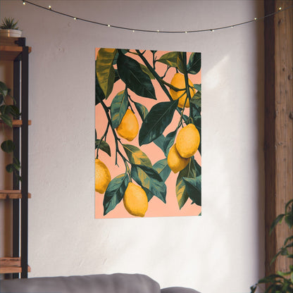 Lovely Lemons Botanical Fine Art Print