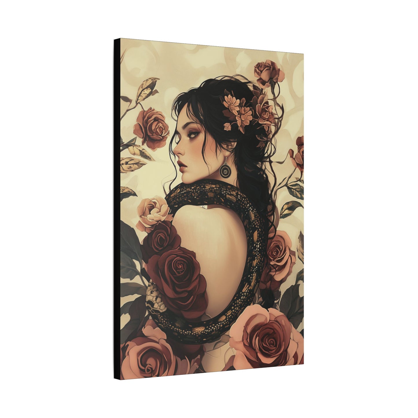 Never Look Back - Secret Garden Series - Fine Art Print on Canvas