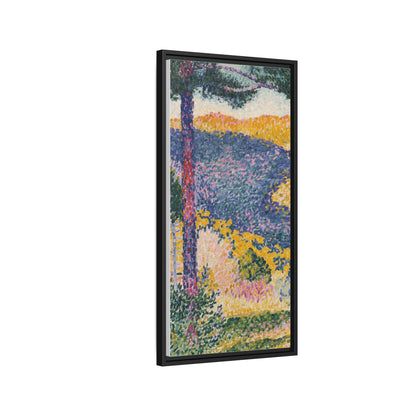 Valley with Fir Shade on the Mountain - Museum Collection - Framed Canvas Print