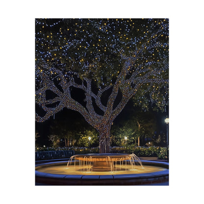 Winter Lights in the Park - Fine Art Print - Poster Print