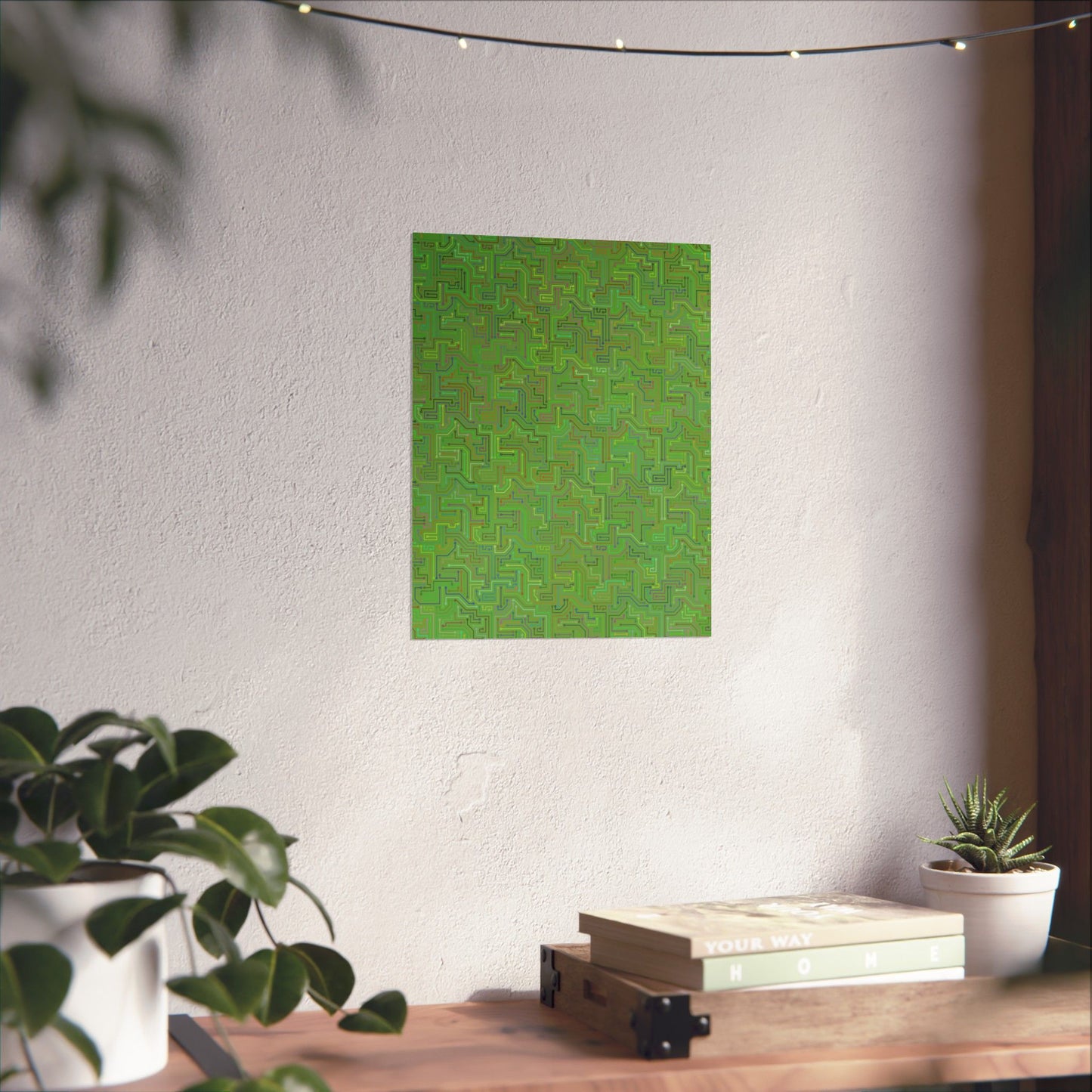 Circuit Board Art Print - Multi-color - Tech- Vertical Poster - Modern Wall Art