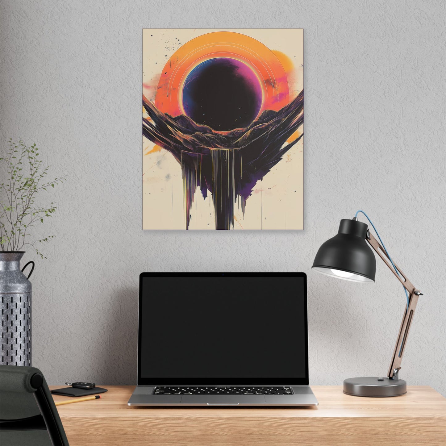 Valley of Dreams - Abstract Color Series- Fine Art Print on Canvas