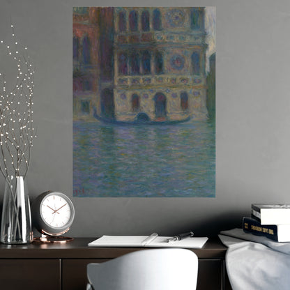 Venice Palazzo Dario - Monet Fine Art Poster