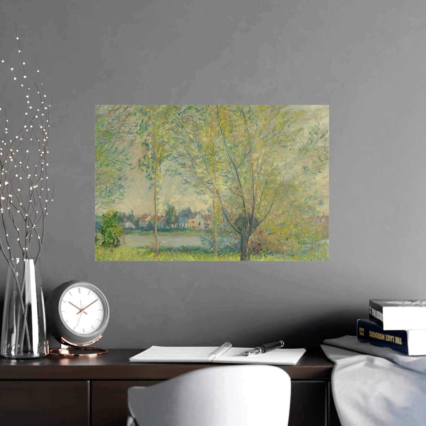 The Willows - Peaceful Landscape Fine Art Poster