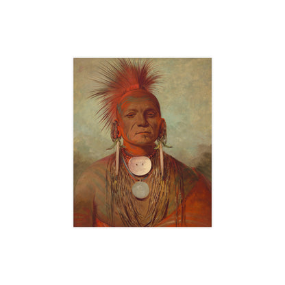 Iowa Medicine Man Portrait - George Catlin - Fine Art Poster