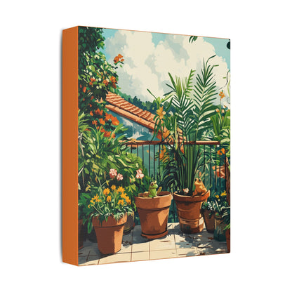 Room with a View - Let's Stay on Vacay Series- Fine Art Print on Canvas