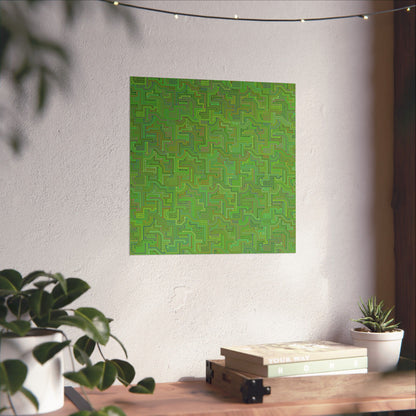 Circuit Board Art Print - Multi-color - Tech- Vertical Poster - Modern Wall Art