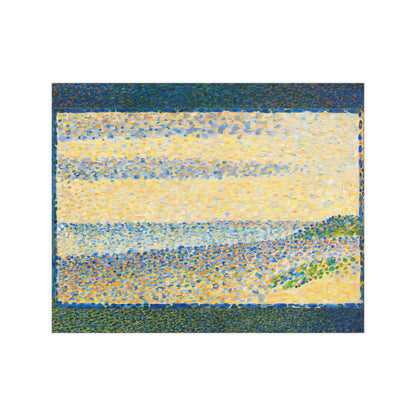 Seascape at Gravelines - Seurat Pointillist Fine Art Poster