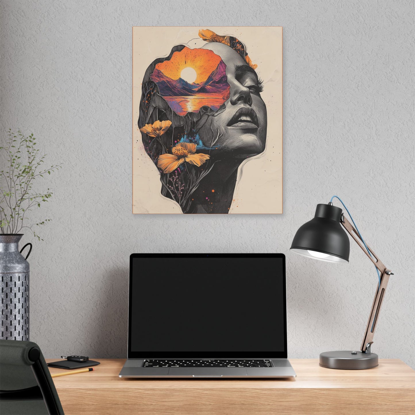 Beauty is in the Eye of the Beholder  - Fine Art Print on Canvas