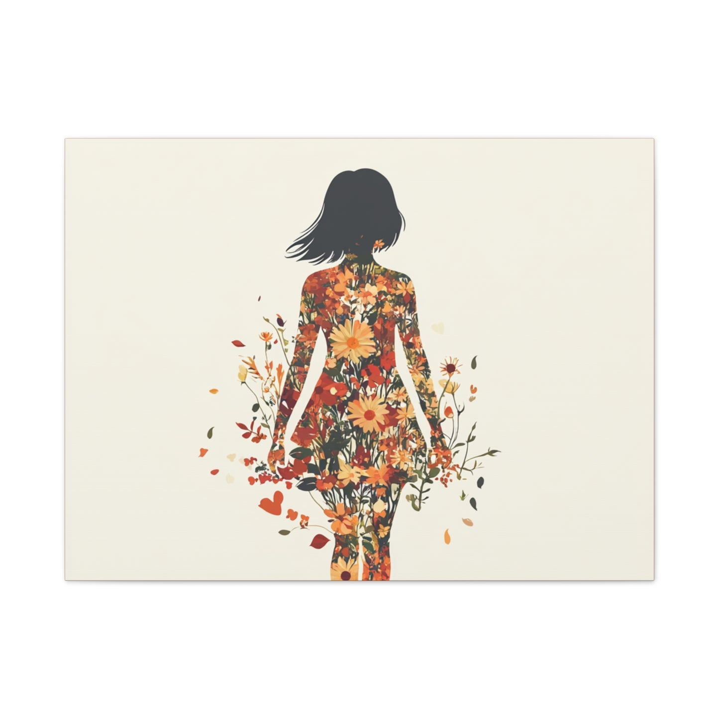 You Belong Among the Wildflowers  - Flower Girl - Print on Canvas
