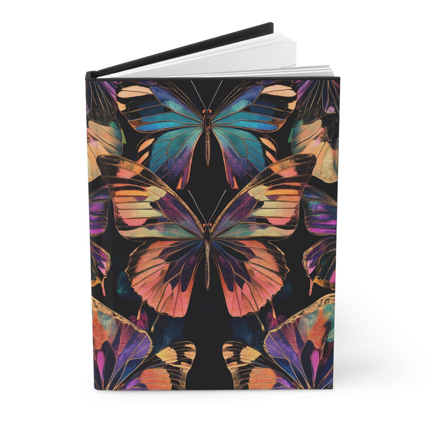 Prismatic Butterfly Art Print Hardcover Journal