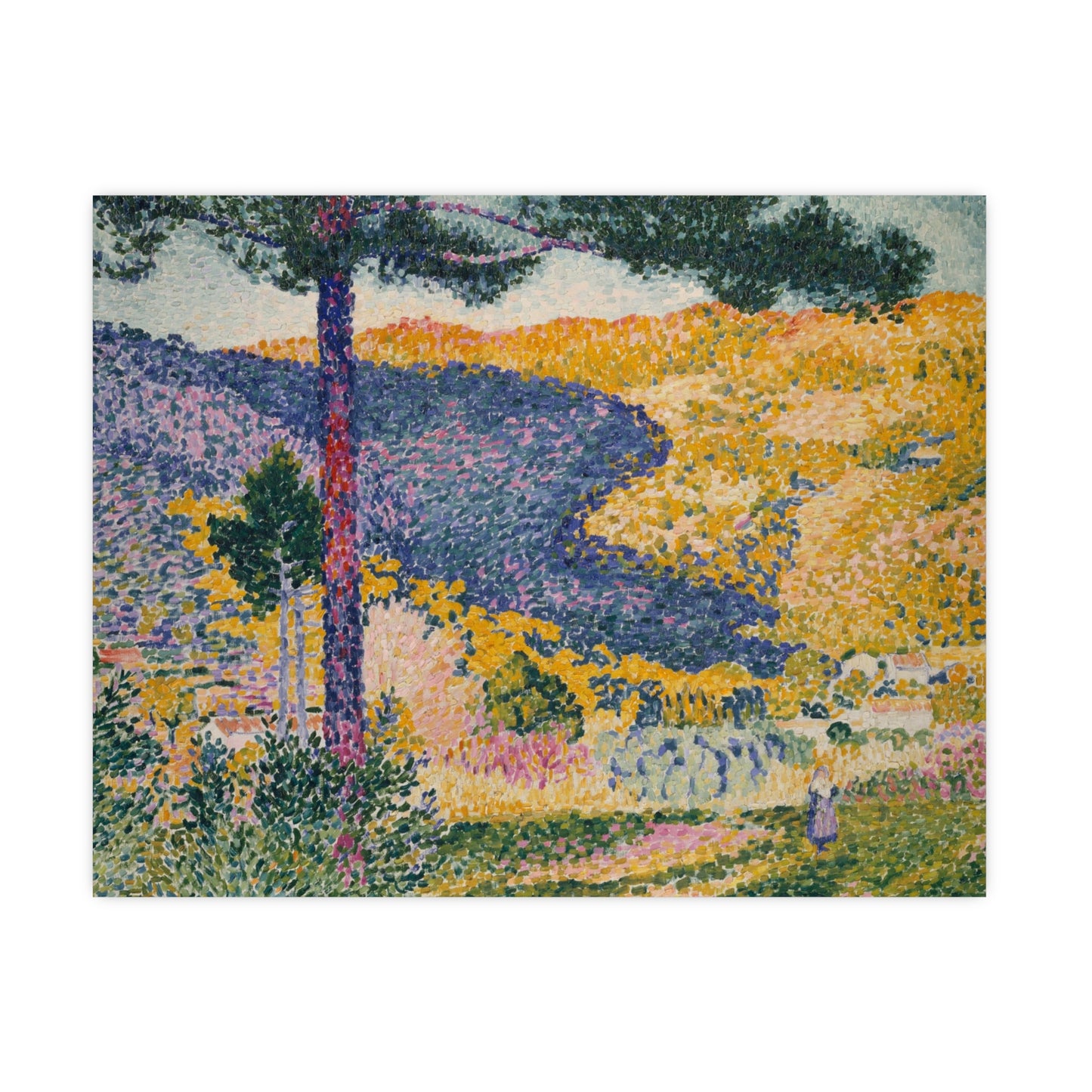 Valley with Fir Shade on the Mountain - Museum Collection - Fine Art Poster