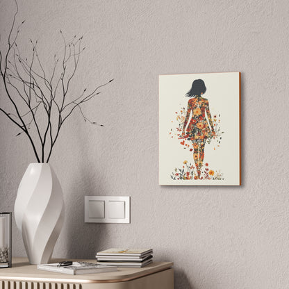 You Belong Among the Wildflowers  - Flower Girl - Print on Canvas