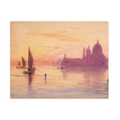Santa Maria della Salute Venice at Sunset - Fine Art Poster