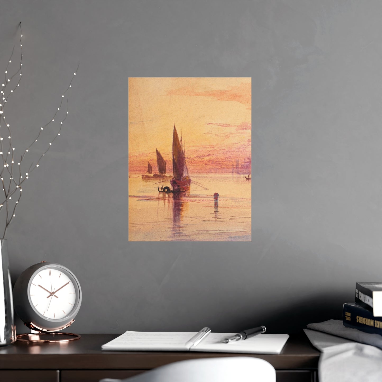 Santa Maria della Salute Venice at Sunset - Fine Art Poster
