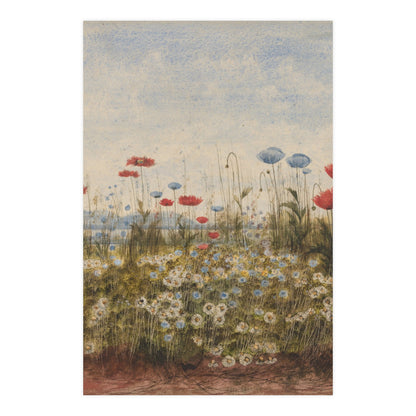 Wildflower Scene - Museum Collection - Fine Art Poster