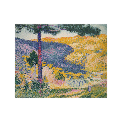 Valley with Fir Shade on the Mountain - Museum Collection - Fine Art Poster
