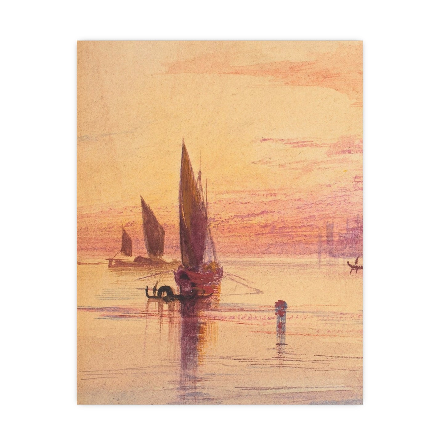 Santa Maria della Salute Venice at Sunset - Fine Art Poster