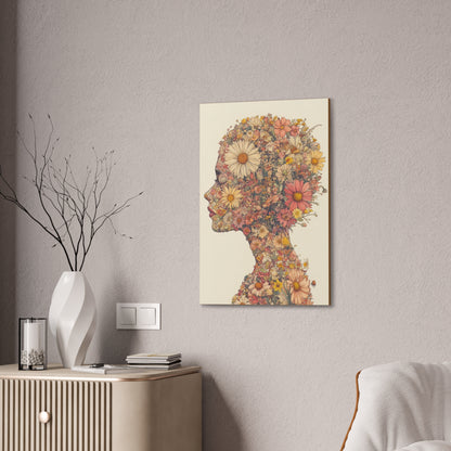 And So She Grew on Canvas