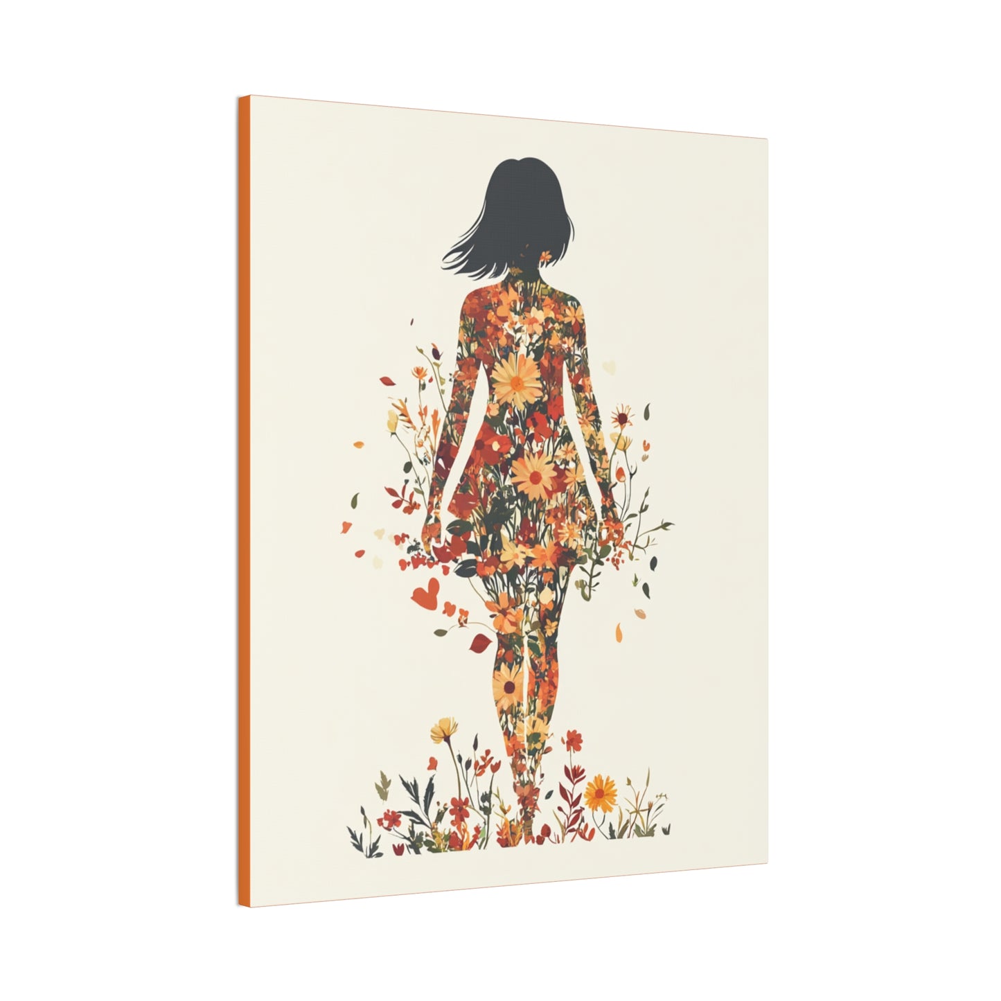 You Belong Among the Wildflowers  - Flower Girl - Print on Canvas