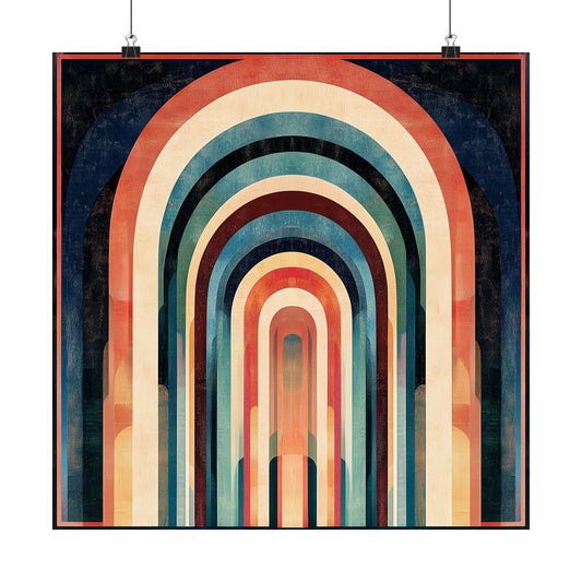 Doors of Perception Fine Art Print - Arches 11:11 - Bauhaus - Bohemian Wall Art - Modern Art - Matte Vertical Poster