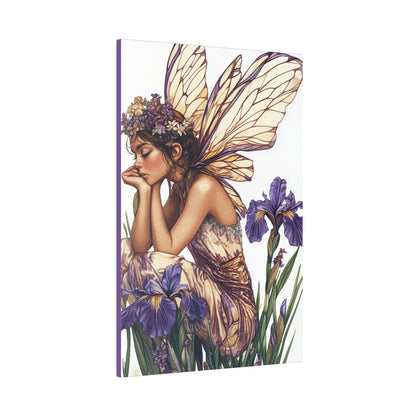 Iris You Were Here - Flowers & Fairies Collection - Fine Art Print on Canvas