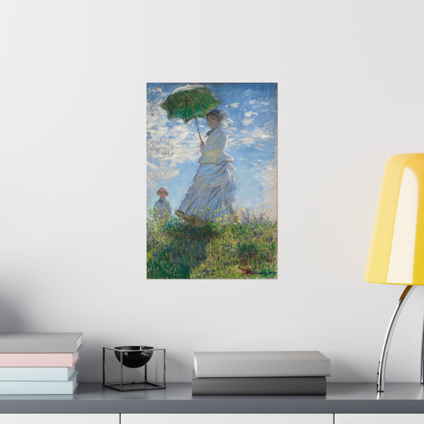 Claude Monet - Woman with a Parasol Fine Art Print