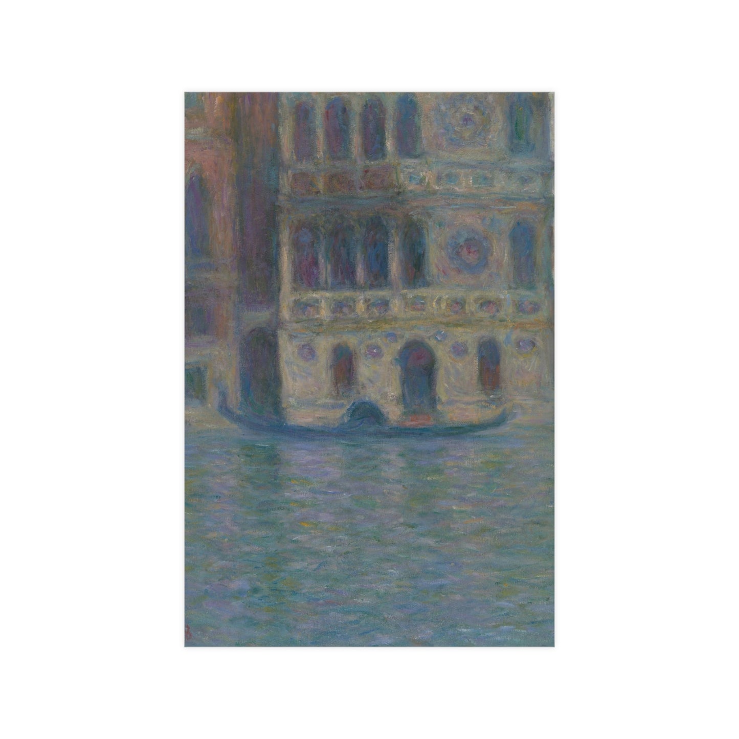 Venice Palazzo Dario - Monet Fine Art Poster