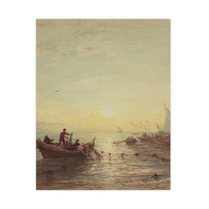 Tuna Fishing at Sunrise Marseilles - Maritime Fine Art Poster