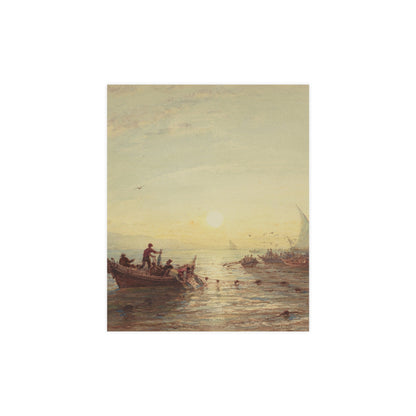 Tuna Fishing at Sunrise Marseilles - Maritime Fine Art Poster