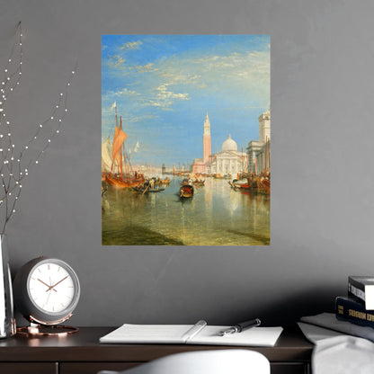 Venice Dogana and San Giorgio Maggiore - Turner Fine Art Poster