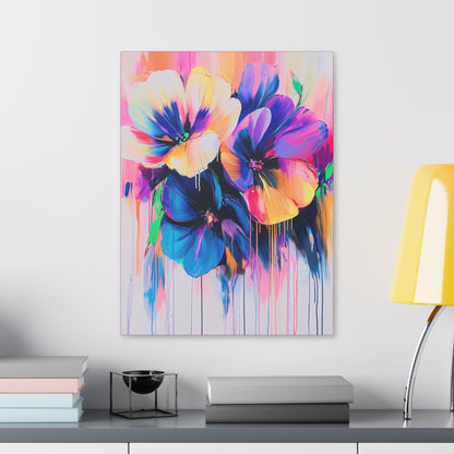 Color Blooms - Delight in Nature Series - Fine Art Print on Canvas