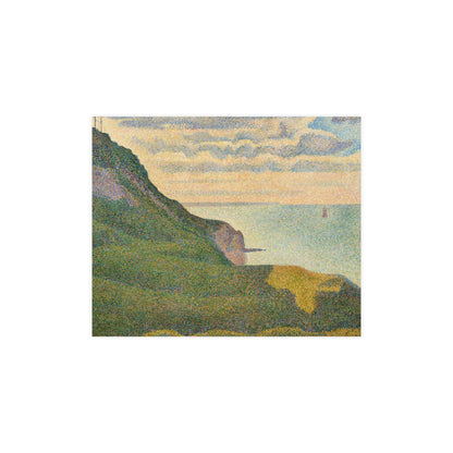 Seascape at Port-en-Bessin Normandy - Seurat Fine Art Poster