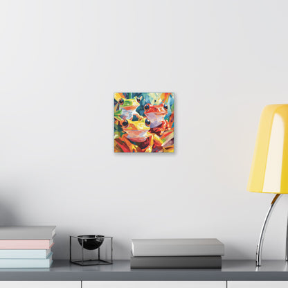 Frogs are Friends - Delight in Nature Series - Fine Art Print on Canvas
