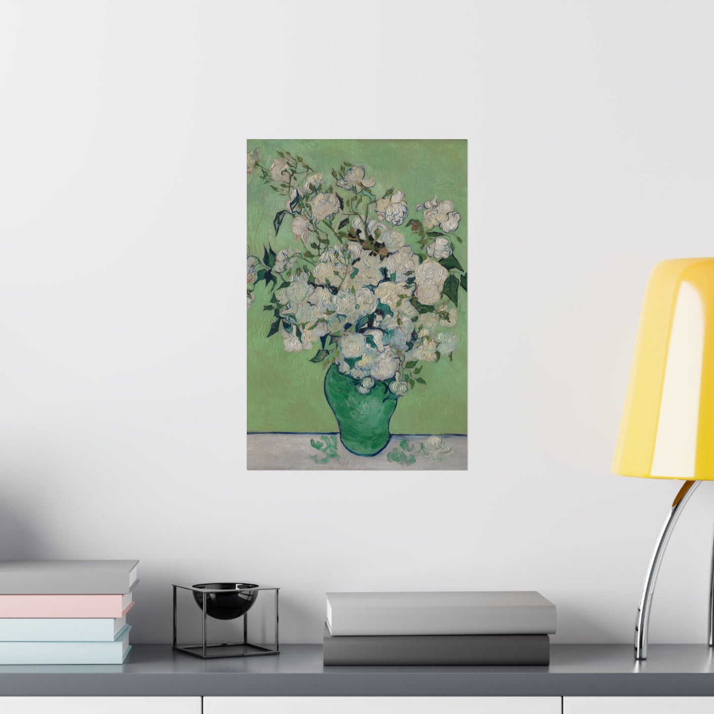 Van Gogh- Fine Art Prints - Reproduction - Flowers in a Vase - Floral Vertical Poster - Artistic Home Décor for Nature Lovers