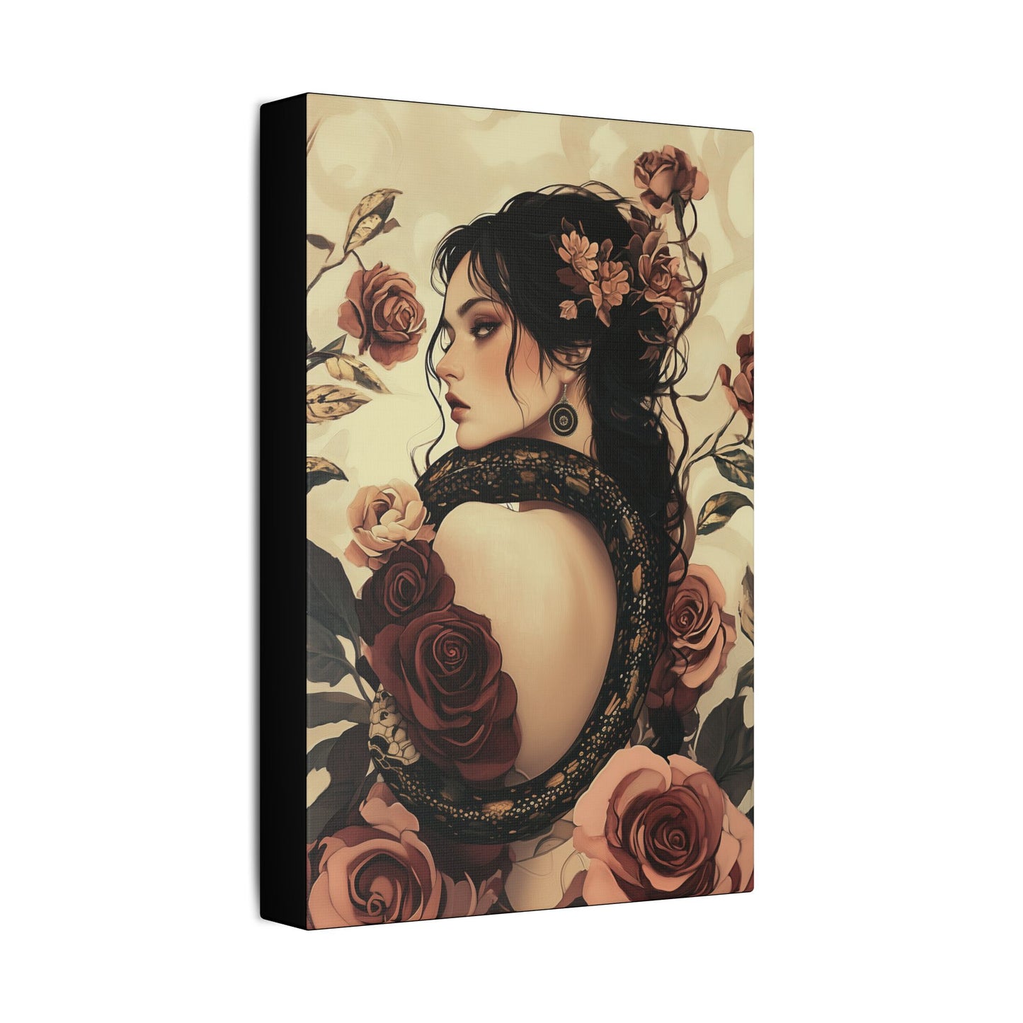 Never Look Back - Secret Garden Series - Fine Art Print on Canvas