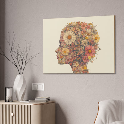 And So She Grew on Canvas