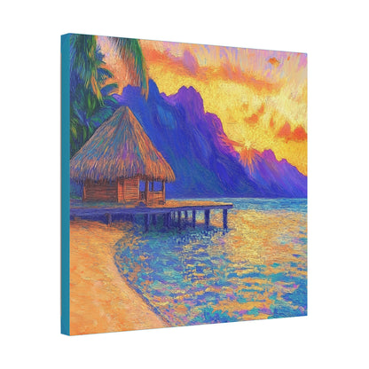 Mornings are Better on Vacation  - Fine Art Print on Canvas