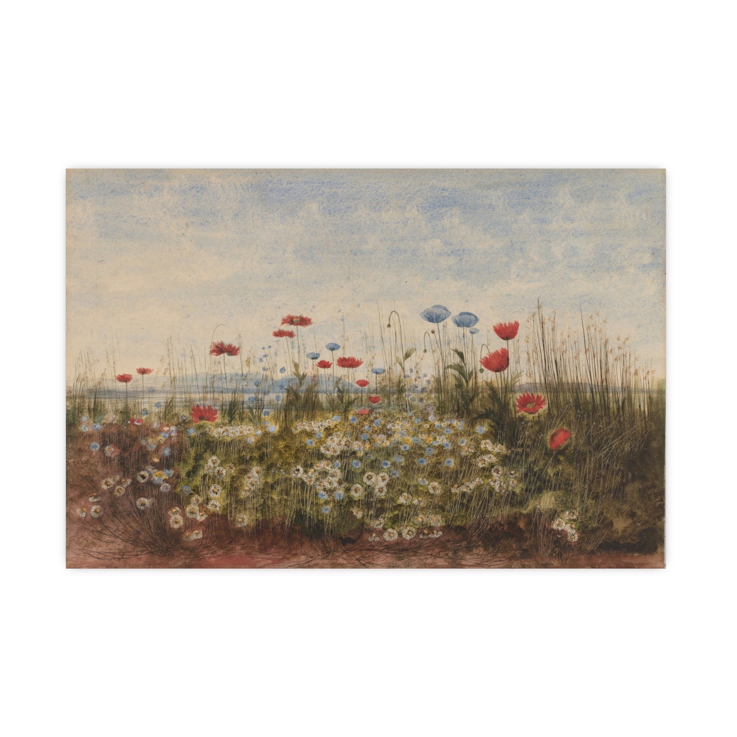 Wildflower Scene - Museum Collection - Fine Art Poster